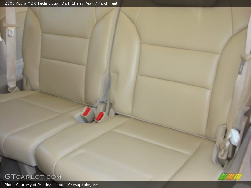 Dark Cherry Pearl / Parchment 2008 Acura MDX Technology
