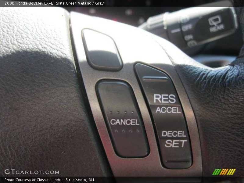 Slate Green Metallic / Gray 2008 Honda Odyssey EX-L