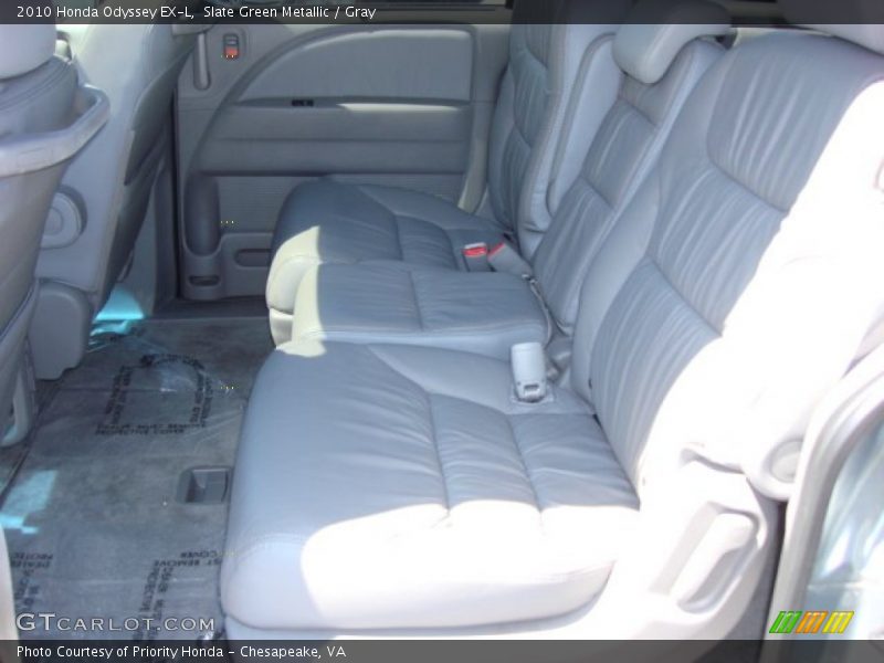 Slate Green Metallic / Gray 2010 Honda Odyssey EX-L
