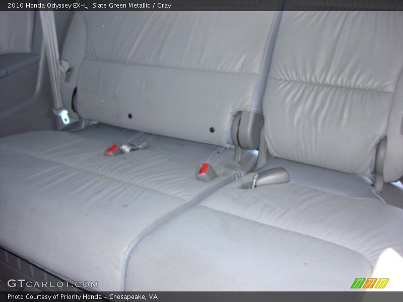 Slate Green Metallic / Gray 2010 Honda Odyssey EX-L
