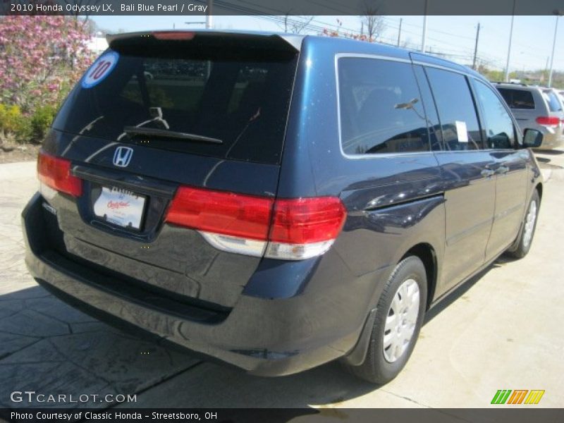 Bali Blue Pearl / Gray 2010 Honda Odyssey LX
