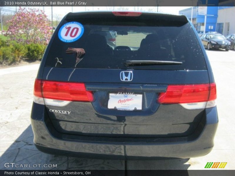 Bali Blue Pearl / Gray 2010 Honda Odyssey LX
