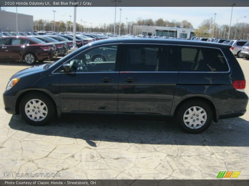 Bali Blue Pearl / Gray 2010 Honda Odyssey LX