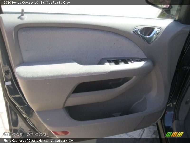 Bali Blue Pearl / Gray 2010 Honda Odyssey LX