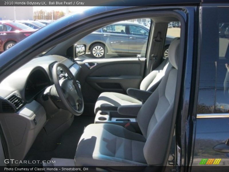 Bali Blue Pearl / Gray 2010 Honda Odyssey LX