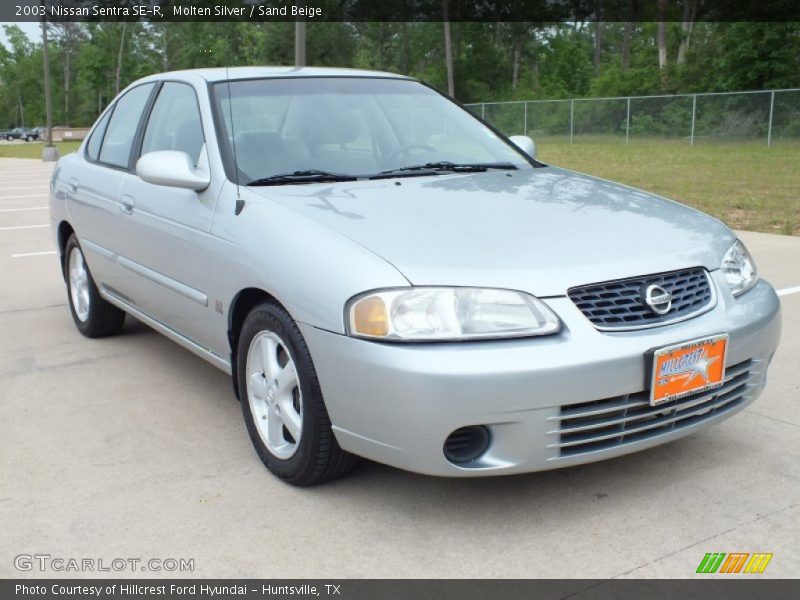 Molten Silver / Sand Beige 2003 Nissan Sentra SE-R