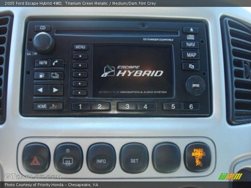 Audio System of 2005 Escape Hybrid 4WD