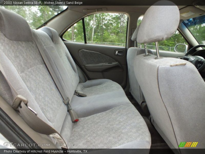 Molten Silver / Sand Beige 2003 Nissan Sentra SE-R