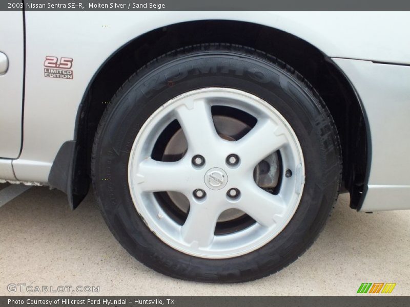 Molten Silver / Sand Beige 2003 Nissan Sentra SE-R