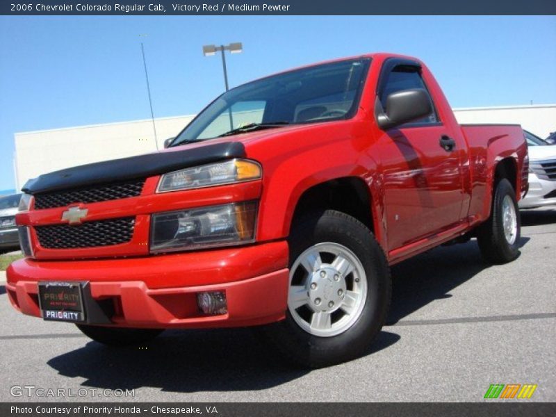 Victory Red / Medium Pewter 2006 Chevrolet Colorado Regular Cab
