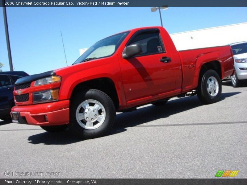 Victory Red / Medium Pewter 2006 Chevrolet Colorado Regular Cab