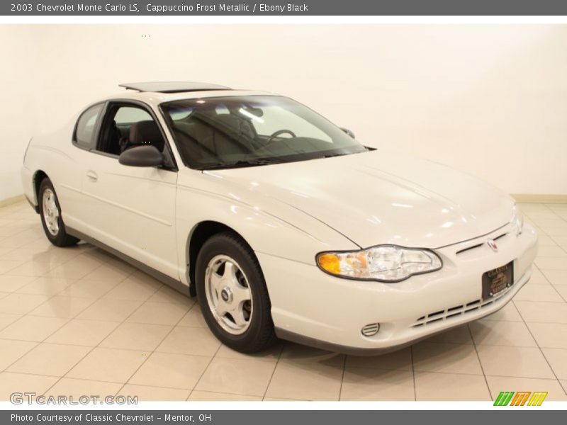 Cappuccino Frost Metallic / Ebony Black 2003 Chevrolet Monte Carlo LS