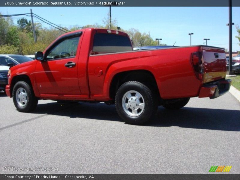 Victory Red / Medium Pewter 2006 Chevrolet Colorado Regular Cab