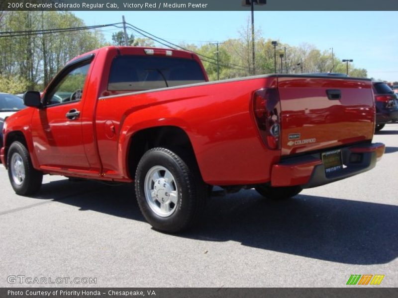 Victory Red / Medium Pewter 2006 Chevrolet Colorado Regular Cab