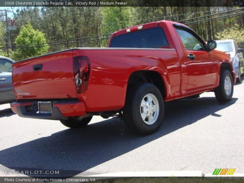 Victory Red / Medium Pewter 2006 Chevrolet Colorado Regular Cab