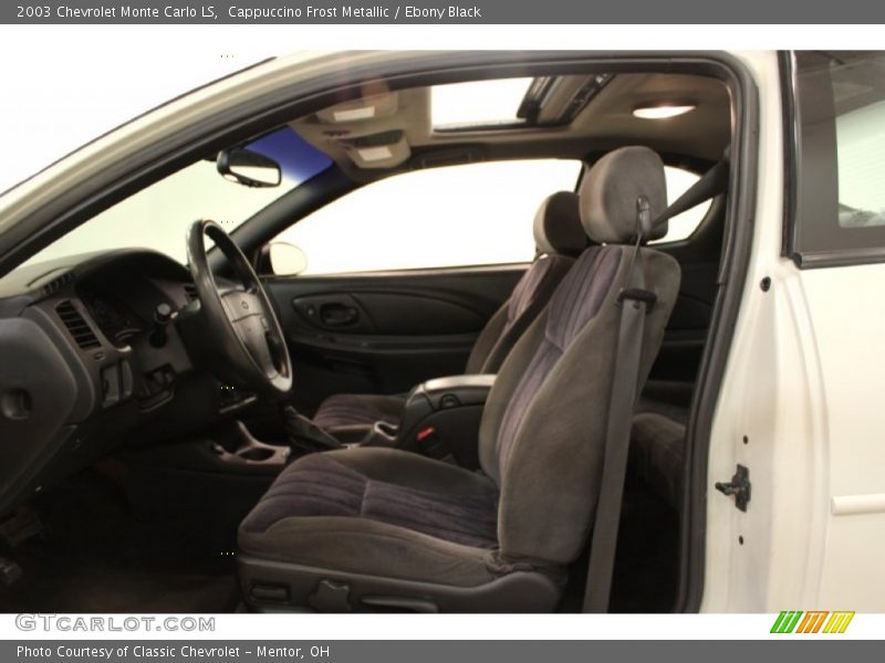 Cappuccino Frost Metallic / Ebony Black 2003 Chevrolet Monte Carlo LS