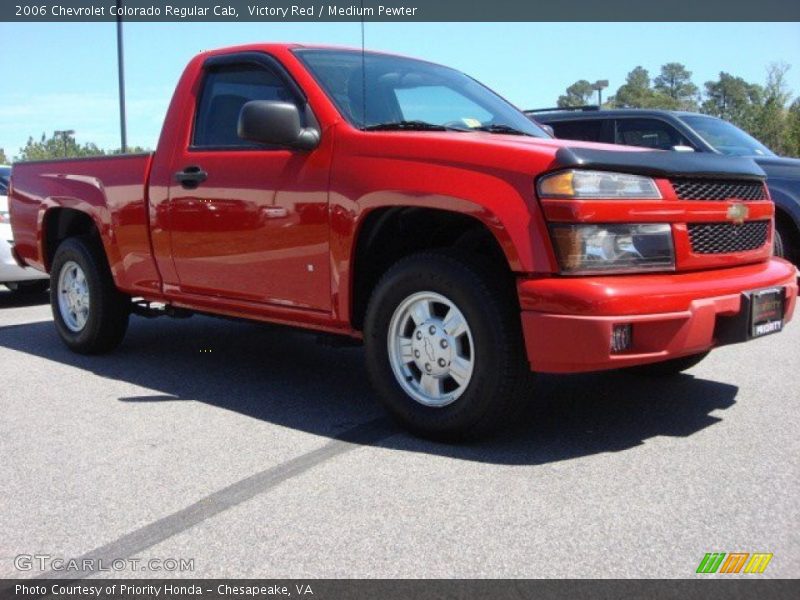 Victory Red / Medium Pewter 2006 Chevrolet Colorado Regular Cab