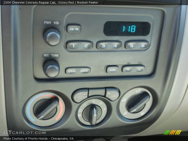 Victory Red / Medium Pewter 2006 Chevrolet Colorado Regular Cab