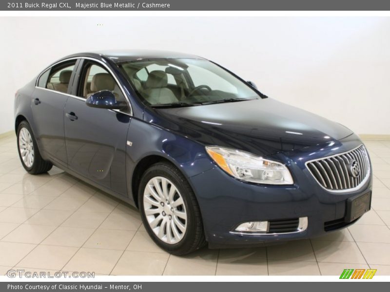 Majestic Blue Metallic / Cashmere 2011 Buick Regal CXL