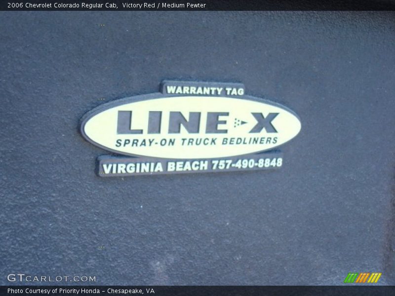 Victory Red / Medium Pewter 2006 Chevrolet Colorado Regular Cab