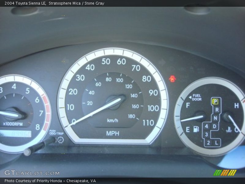 Stratosphere Mica / Stone Gray 2004 Toyota Sienna LE