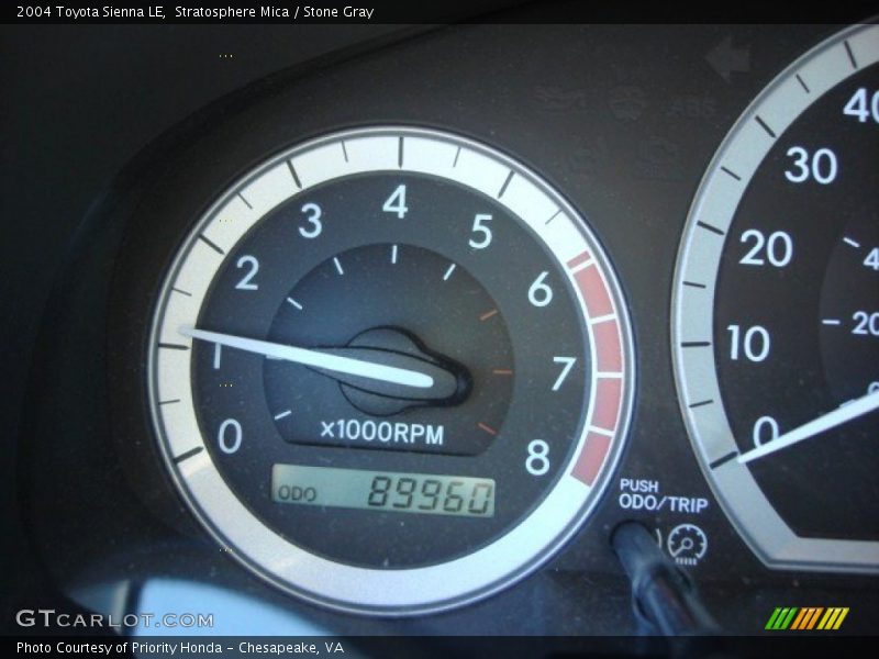 Stratosphere Mica / Stone Gray 2004 Toyota Sienna LE