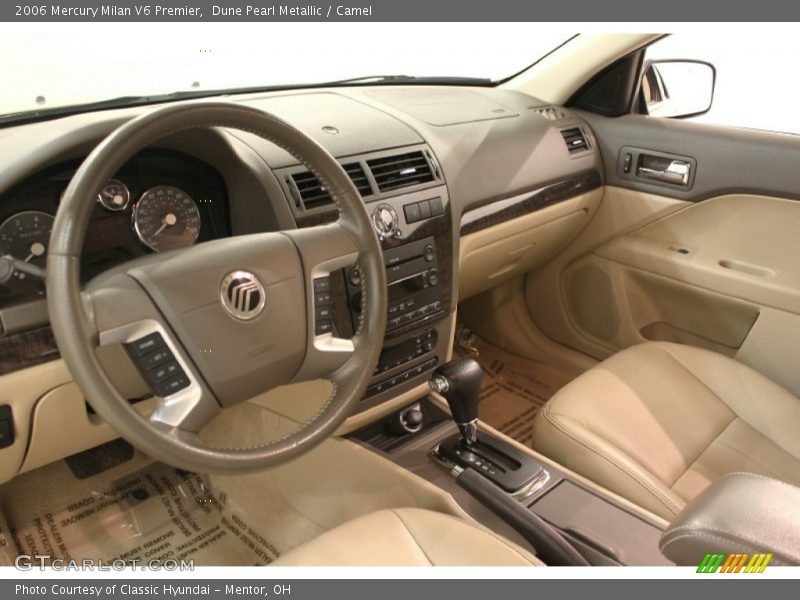Dune Pearl Metallic / Camel 2006 Mercury Milan V6 Premier