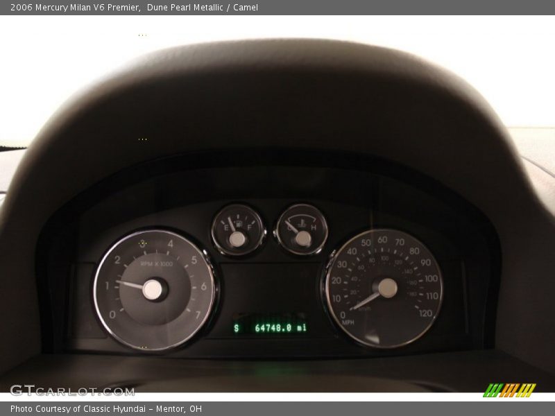 Dune Pearl Metallic / Camel 2006 Mercury Milan V6 Premier