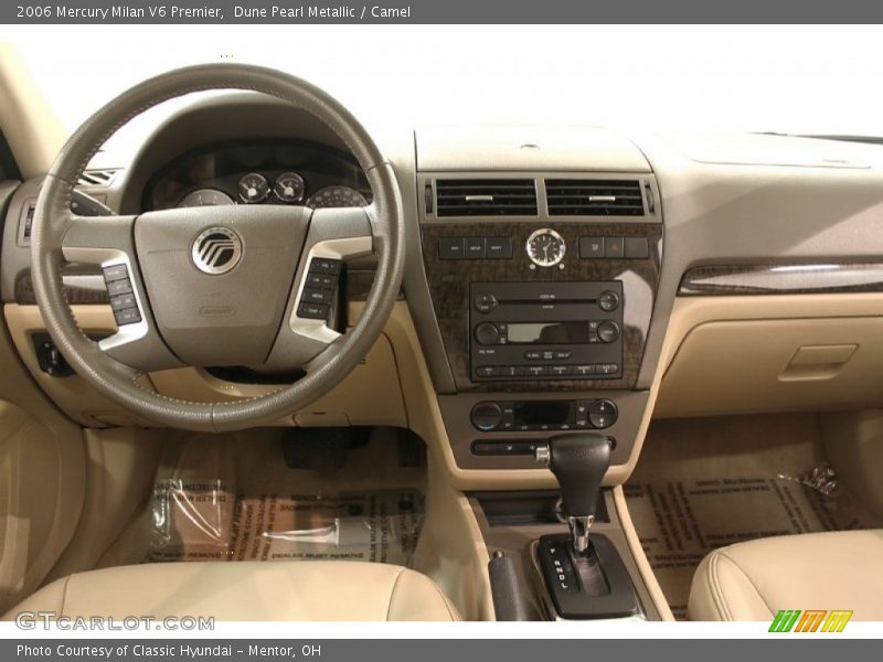 Dune Pearl Metallic / Camel 2006 Mercury Milan V6 Premier