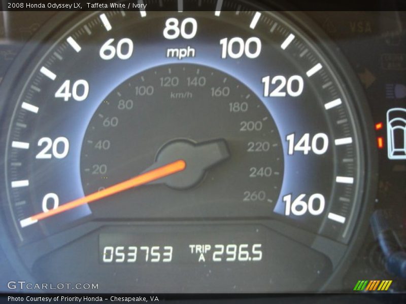 Taffeta White / Ivory 2008 Honda Odyssey LX