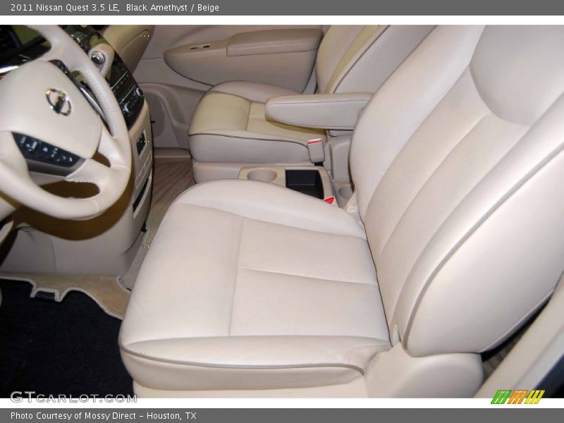 Black Amethyst / Beige 2011 Nissan Quest 3.5 LE