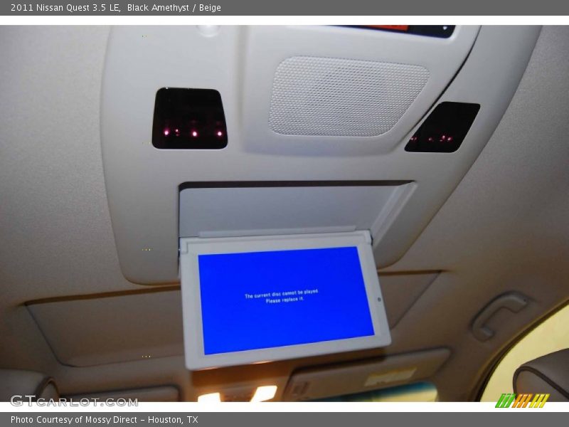 Black Amethyst / Beige 2011 Nissan Quest 3.5 LE
