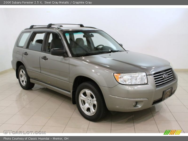 Steel Gray Metallic / Graphite Gray 2006 Subaru Forester 2.5 X