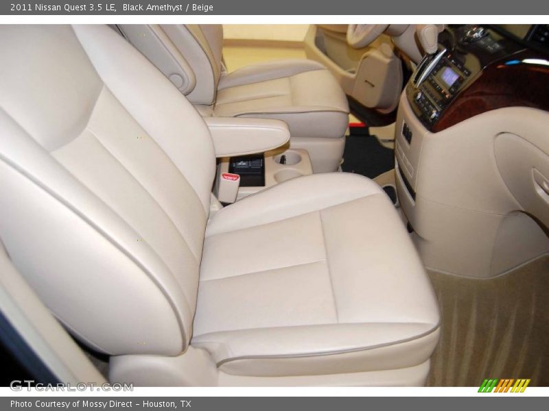 Black Amethyst / Beige 2011 Nissan Quest 3.5 LE