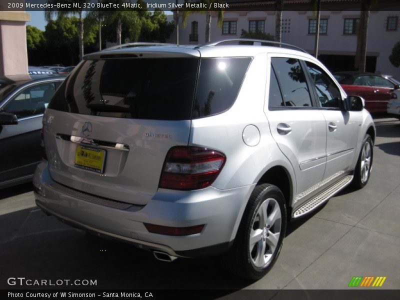 Iridium Silver Metallic / Black 2009 Mercedes-Benz ML 320 BlueTec 4Matic