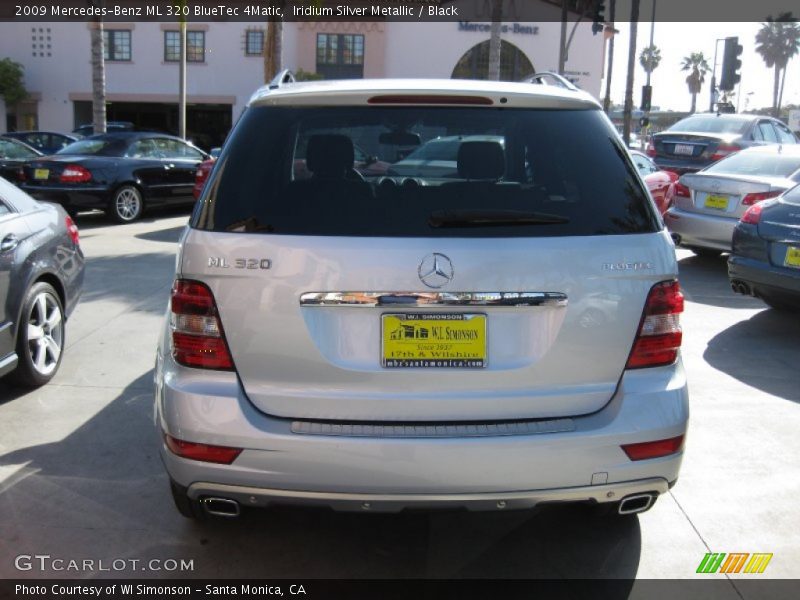 Iridium Silver Metallic / Black 2009 Mercedes-Benz ML 320 BlueTec 4Matic