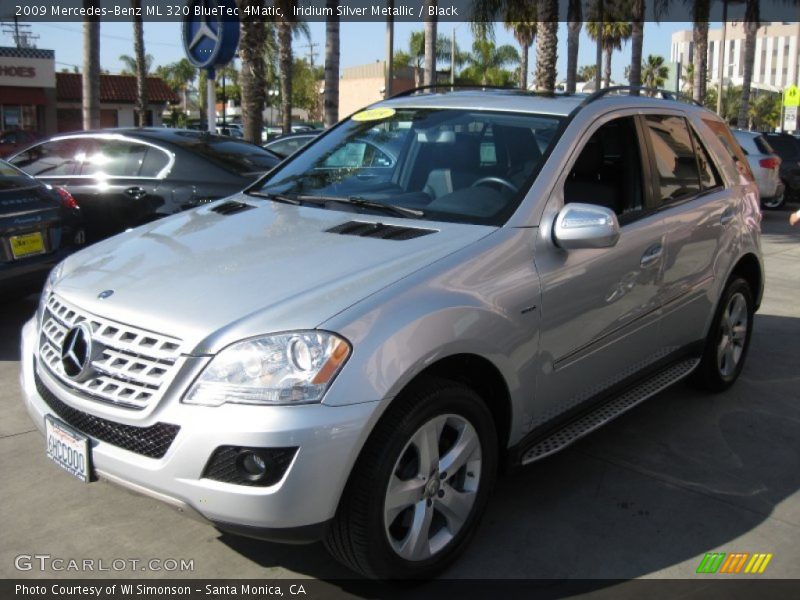 Iridium Silver Metallic / Black 2009 Mercedes-Benz ML 320 BlueTec 4Matic