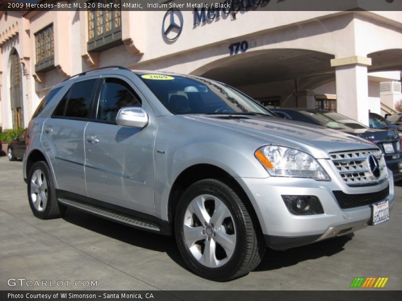 Iridium Silver Metallic / Black 2009 Mercedes-Benz ML 320 BlueTec 4Matic