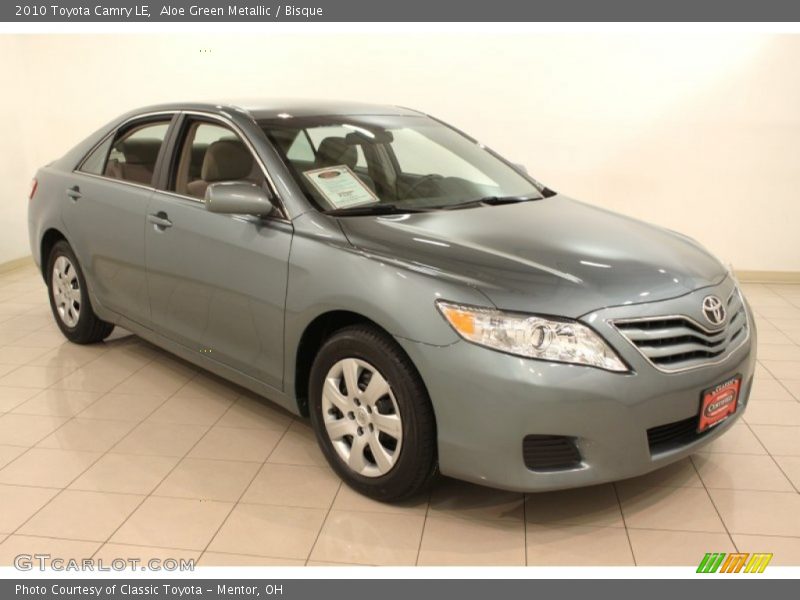 Aloe Green Metallic / Bisque 2010 Toyota Camry LE