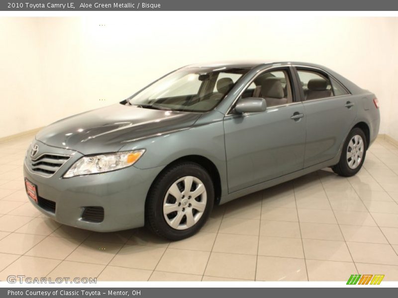 Aloe Green Metallic / Bisque 2010 Toyota Camry LE