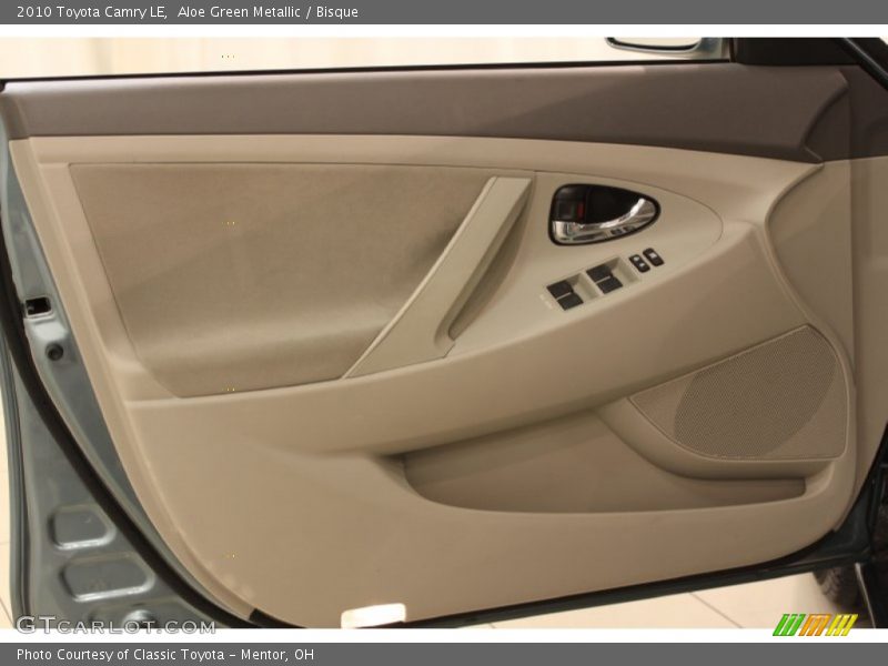 Aloe Green Metallic / Bisque 2010 Toyota Camry LE