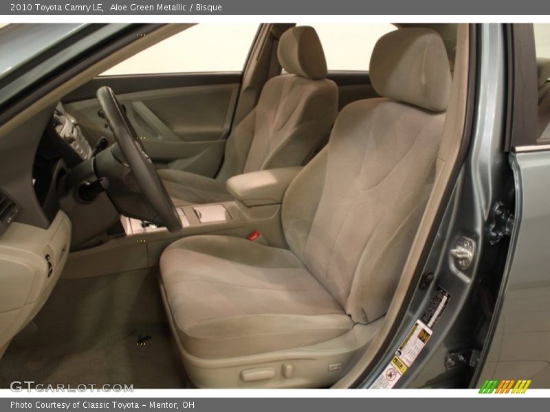 Aloe Green Metallic / Bisque 2010 Toyota Camry LE