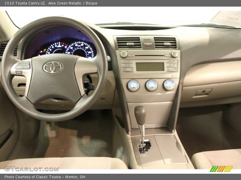 Aloe Green Metallic / Bisque 2010 Toyota Camry LE