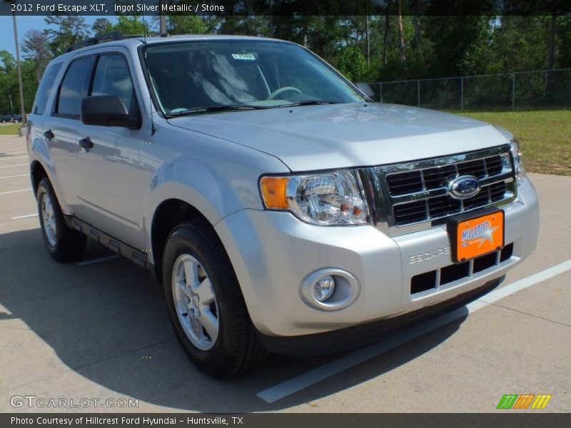 Ingot Silver Metallic / Stone 2012 Ford Escape XLT