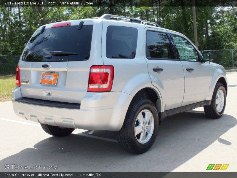 Ingot Silver Metallic / Stone 2012 Ford Escape XLT