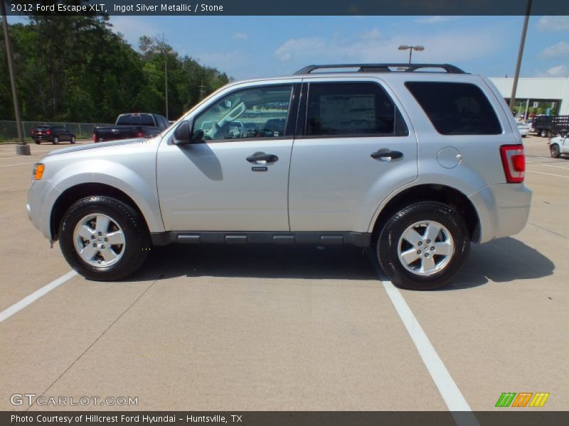 Ingot Silver Metallic / Stone 2012 Ford Escape XLT