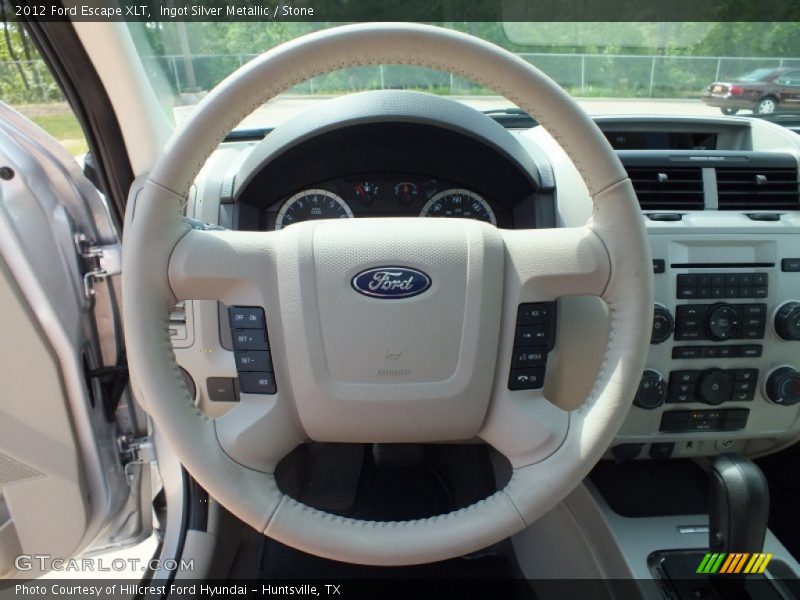 Ingot Silver Metallic / Stone 2012 Ford Escape XLT