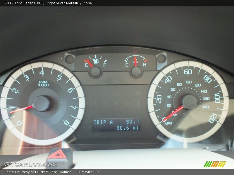 Ingot Silver Metallic / Stone 2012 Ford Escape XLT