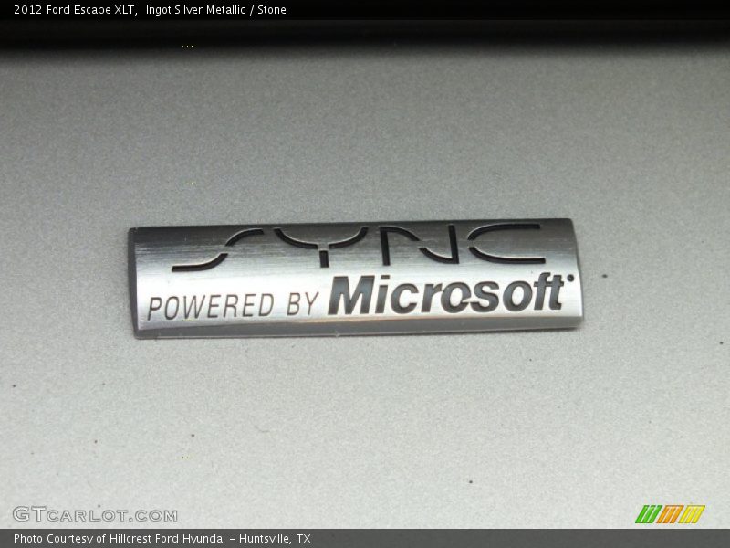 Ingot Silver Metallic / Stone 2012 Ford Escape XLT