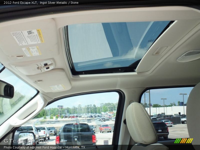 Ingot Silver Metallic / Stone 2012 Ford Escape XLT